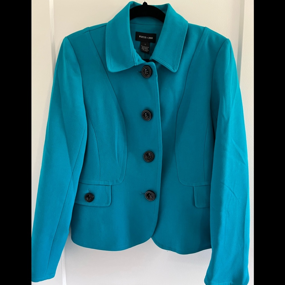 Turquoise blazer